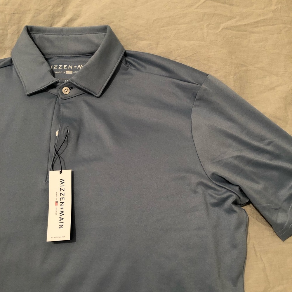 Mizzen + Main golf shirt